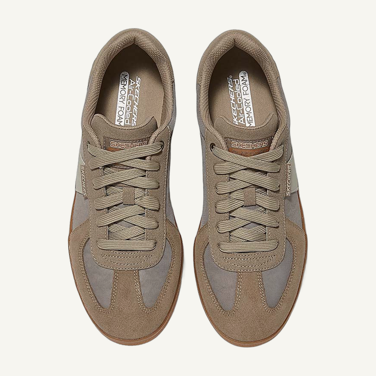 Skechers Men's Taupe Placer-Camilo Sneakers, 210960/TPE