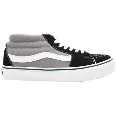 Vans Mens Black/Steeple Grey Skate Mid Sneakers, VN0XC22JG