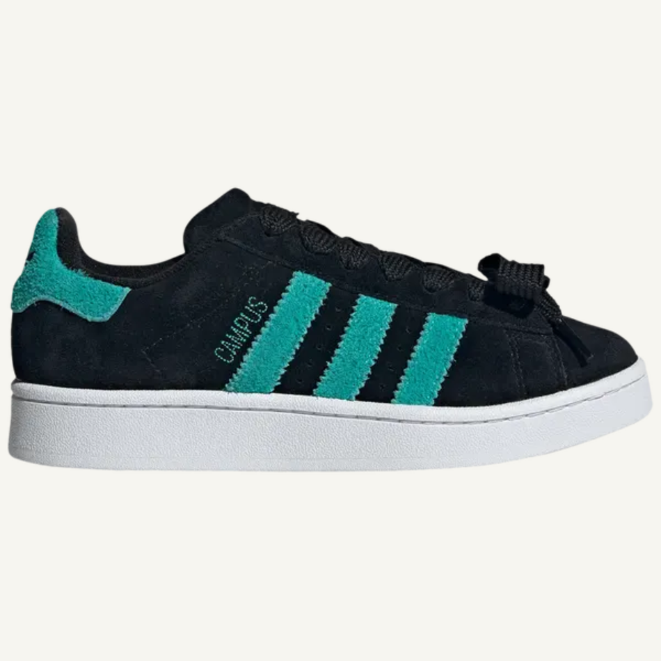 Adidas Women's Black/Mint Campus 00sv Sneakers, IF9638 (No Box)