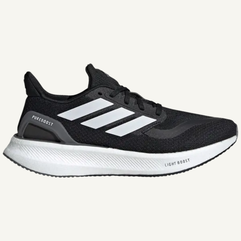 Adidas Women's Black/White PureBoost 5 Sneakers, IF9201 (No Box)