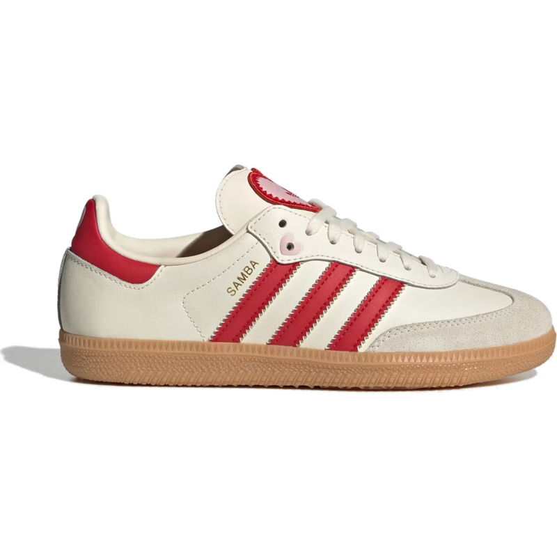 Zapatillas Adidas Originals Niños Crema Blancas OG Samba, KI6679
