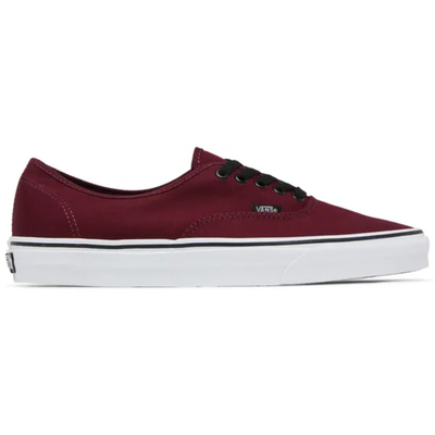 Vans Mens Burgundy Authentic Canvas Shoes, VN000QER5U8