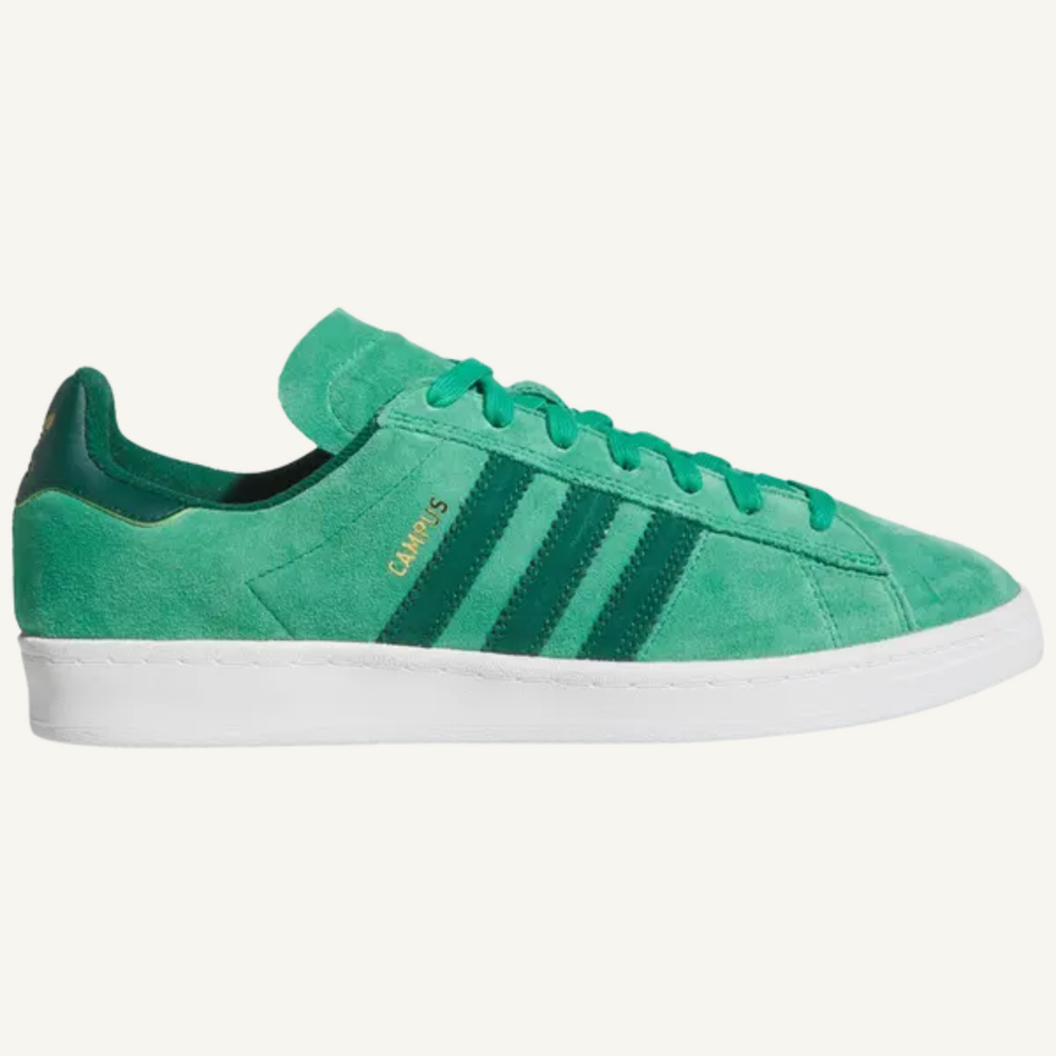 Adidas Originals Men's Green Campus ADV 'Court Green' Sneakers, JQ2659 (No Box)