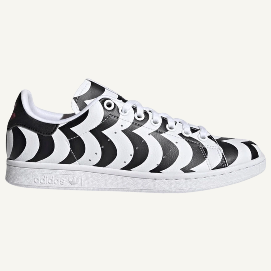 Adidas Women's White/Black Marimekko x Stan Smith Sneakers, HO5757 (No Box)