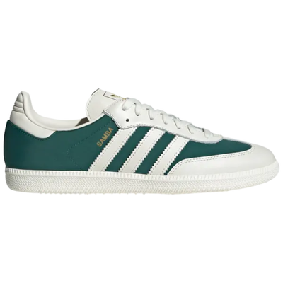 Adidas Originals Men's Green/Off White Samba OG Sneakers, JI3205 (No Box)