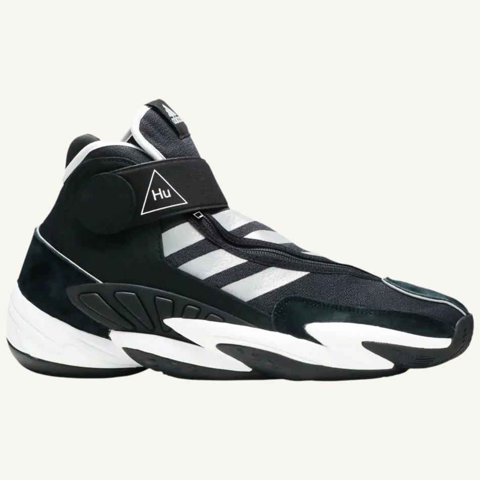 Adidas Men's Black Pharrell x Crazy BYW 0 To 60 HU Sneakers, EG9919 (No Box)