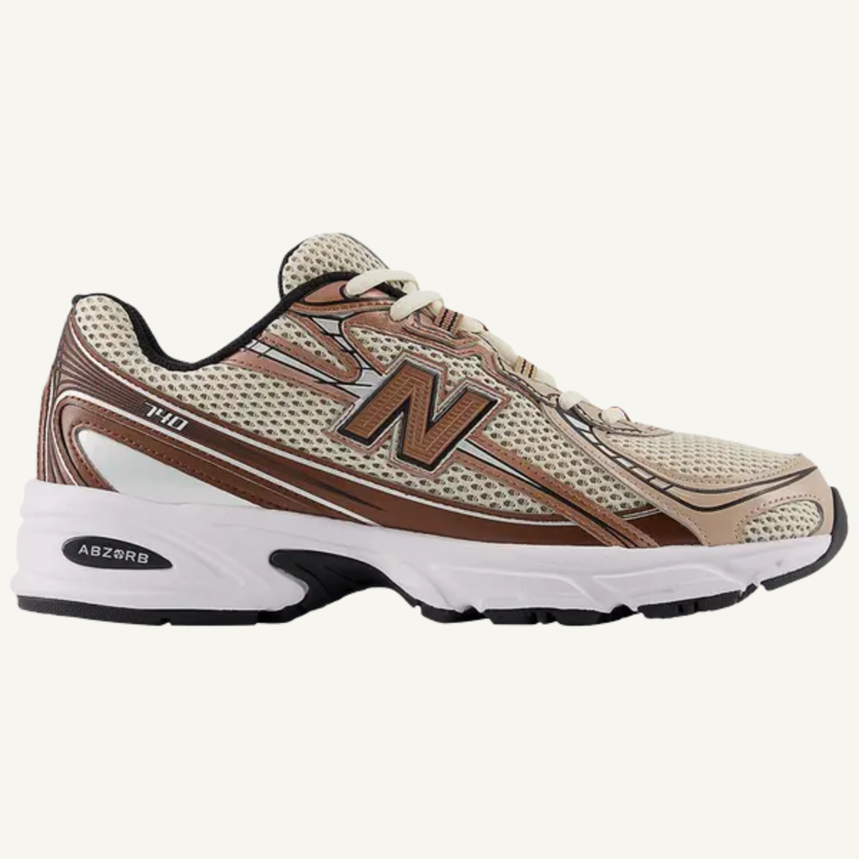 New Balance Men's Cream 740 'Rich Oak Bisque' Sneakers, U740BB2