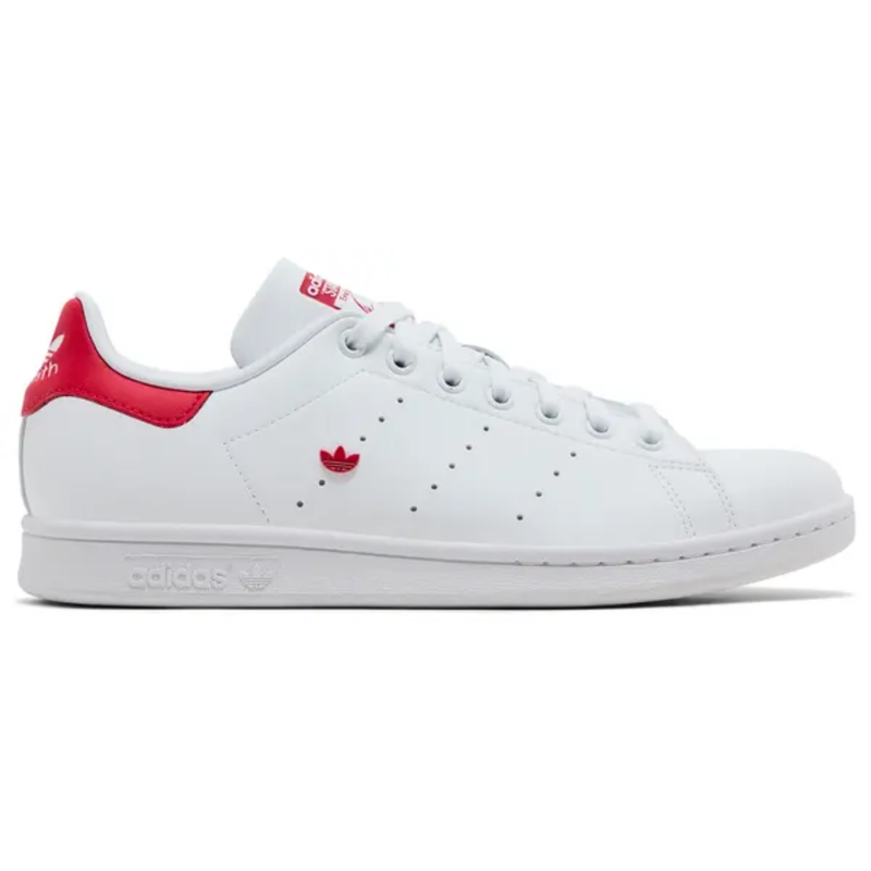 Adidas Originals Women's White/Active Pink Stan Smith Sneakers, IE0460 (No Box)