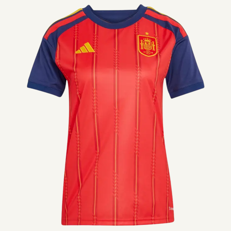 Adidas Women's Vivid Red Spain 26 Home Jersey, JZ5756