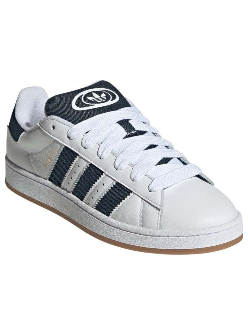 Adidas Originals Men's Campus 00's Sneakers, White Night Indigo Denim, JQ7439