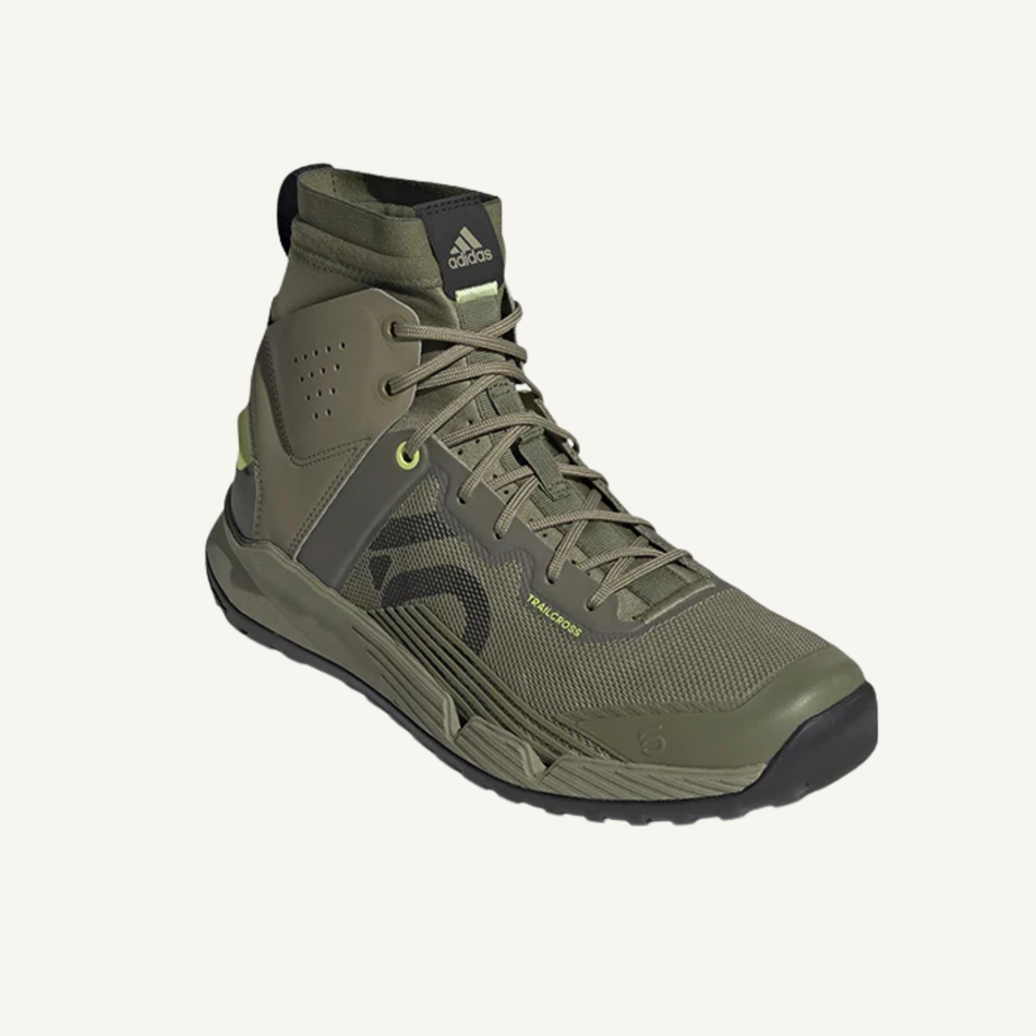 Adidas Men's Green Five Ten Trailcross Mid Pro Sneakers, GY5121 (No Box)