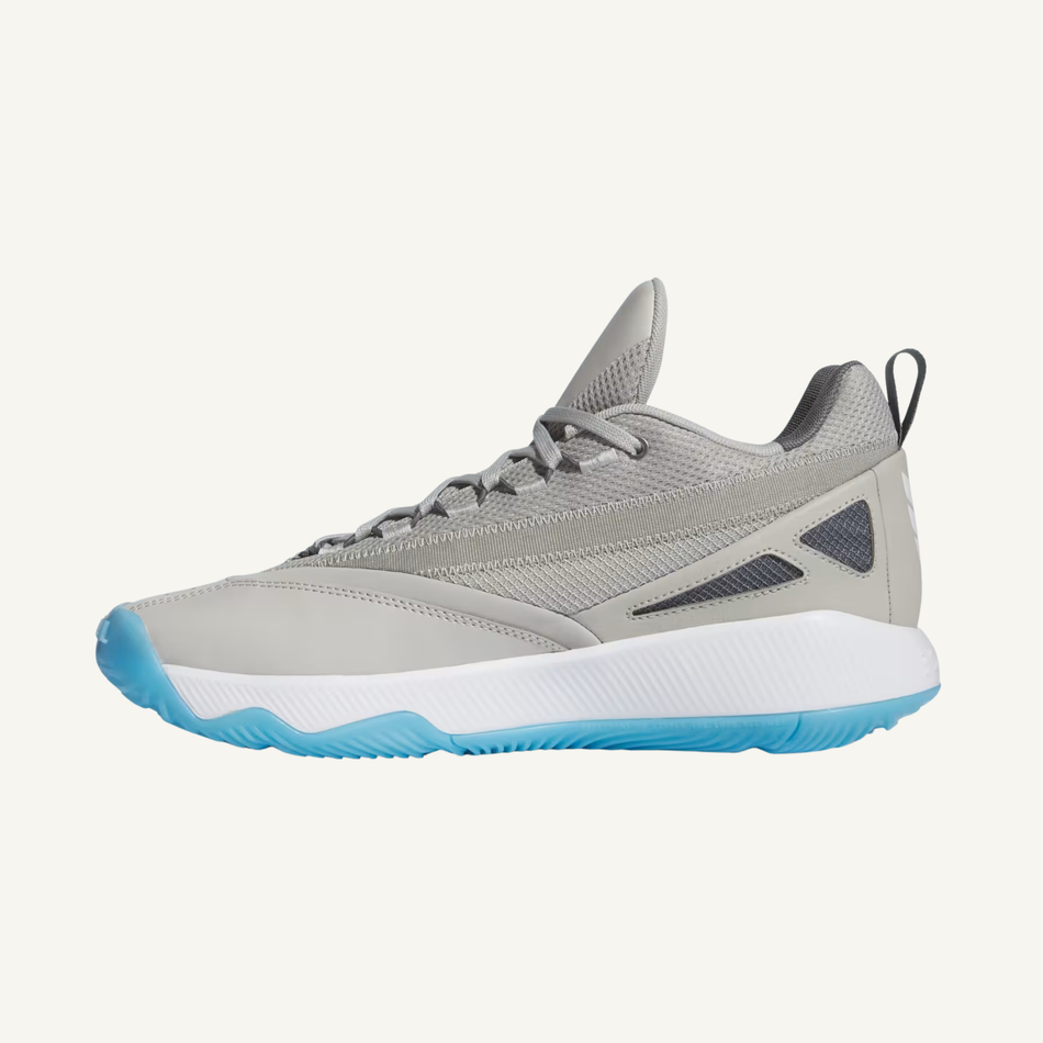 Adidas Men's Grey/Light Blue Dame Certified 2 Low  Sneakers, IE7793 (No Box)