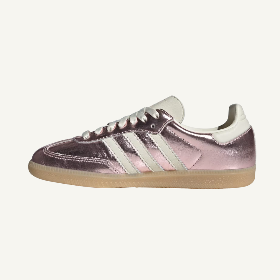 Adidas Originals Women's Wonder Quartz/Off White/Gum Samba Sneakers, LA6882