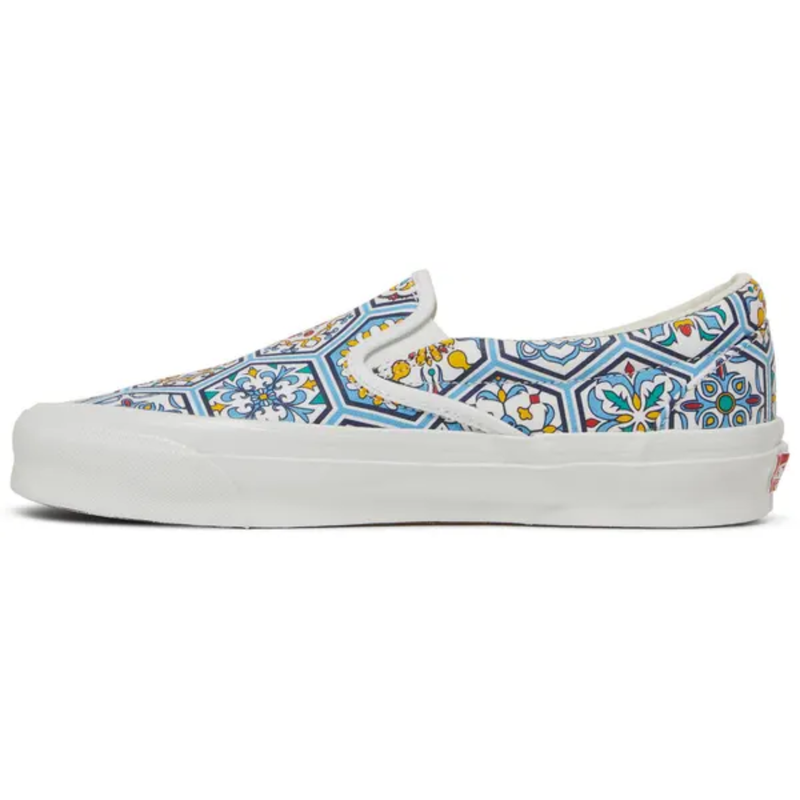 Zapatillas Vans para hombre KITH x Vans Classic Slip-On azules, VN0A45JK2CM