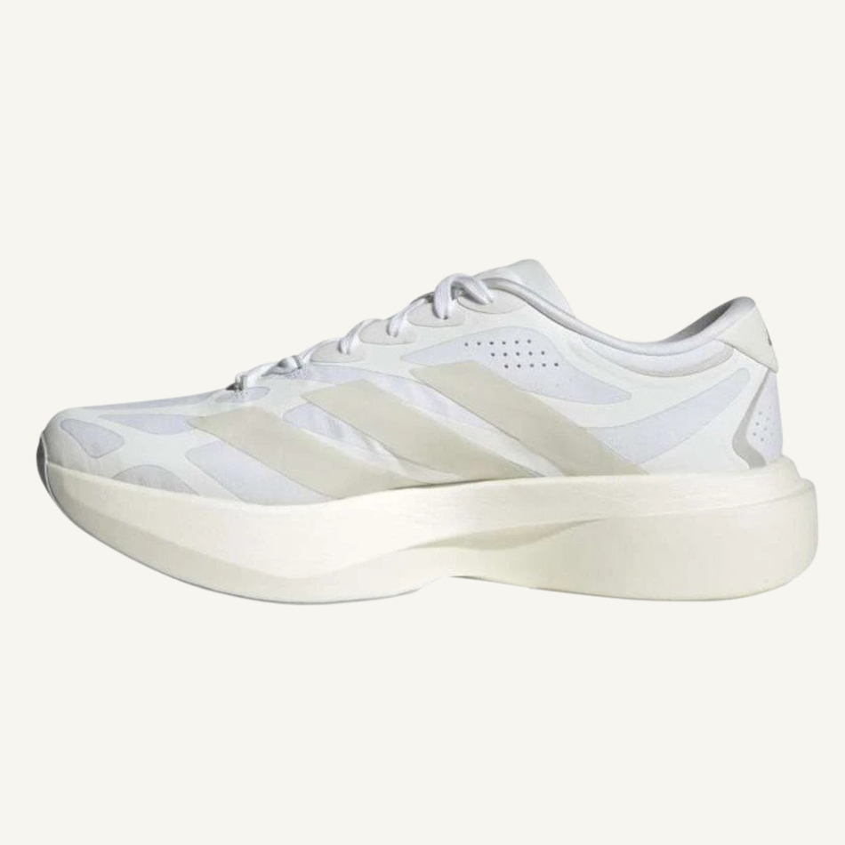 Adidas Men's White/Zero Mettalic Adizero EVO SL EXO Sneakers, LA5900