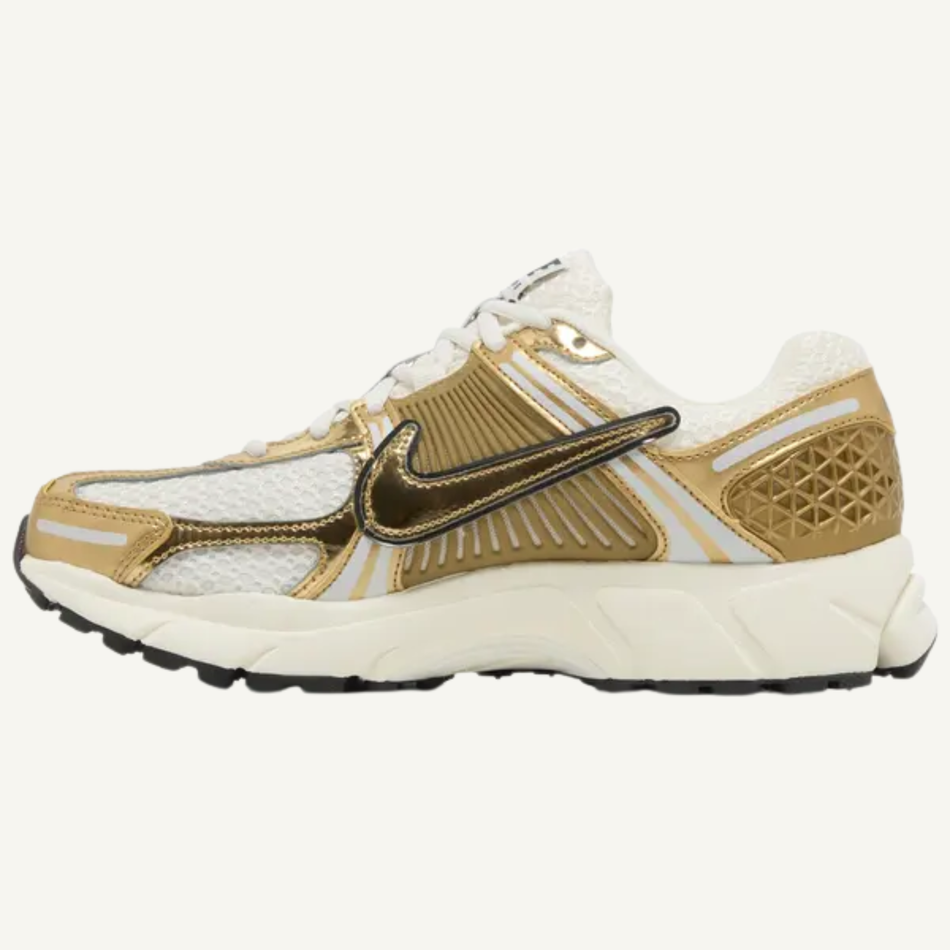 Nike Women's Gold Mettallic Air Zoom Vomero 5 Sneakers, HF7723 001