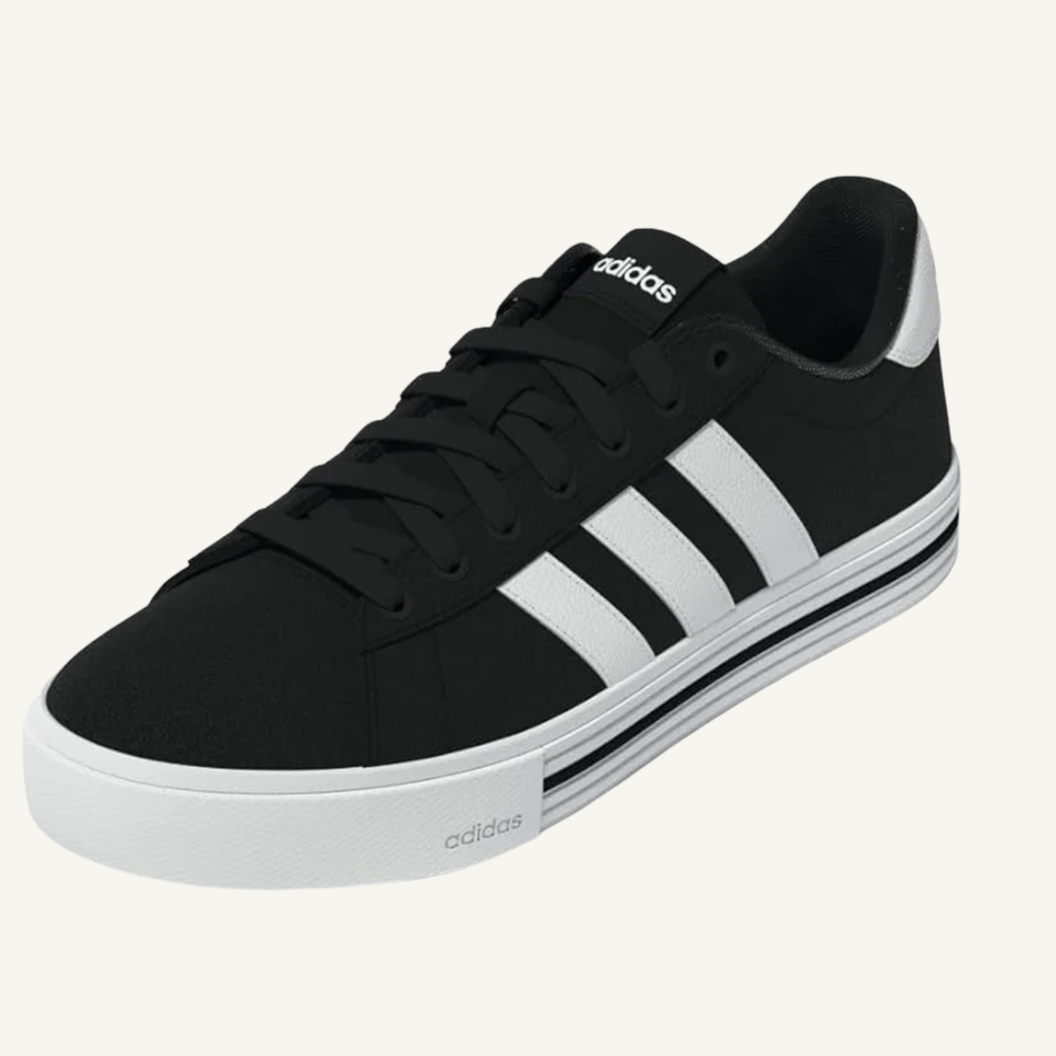 Adidas Men's Black/White Daily 4.0 Sneakers, IF4502 (No Box)