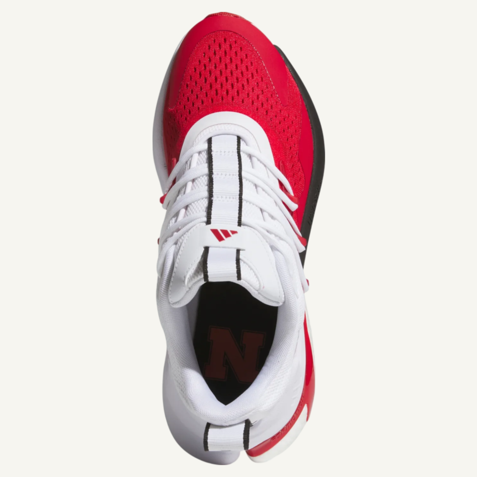 Adidas Men's Red/White AlphaBoost V2 Sneakers, IH6334 (No Box)