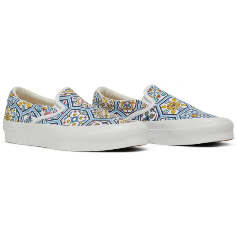 Zapatillas Vans para hombre KITH x Vans Classic Slip-On azules, VN0A45JK2CM