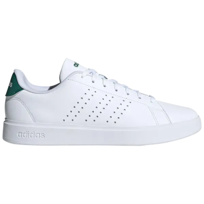 Adidas Men's White / Green Advantage 2.0 Sneakers, IG9166