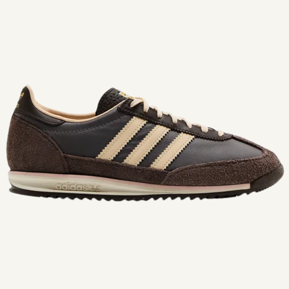 Adidas Originals Women's Brown SL72 OG Sneakers, IF1937 (No Box)