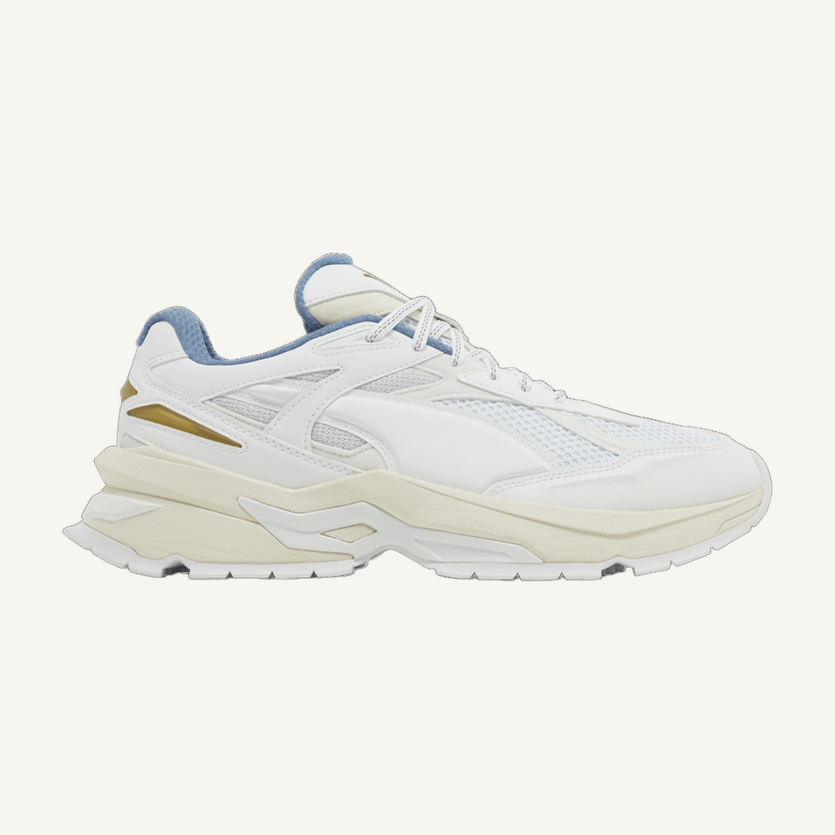 Puma Men's White/Deep Dive Nano Odyssey Sneakers, 388608 05