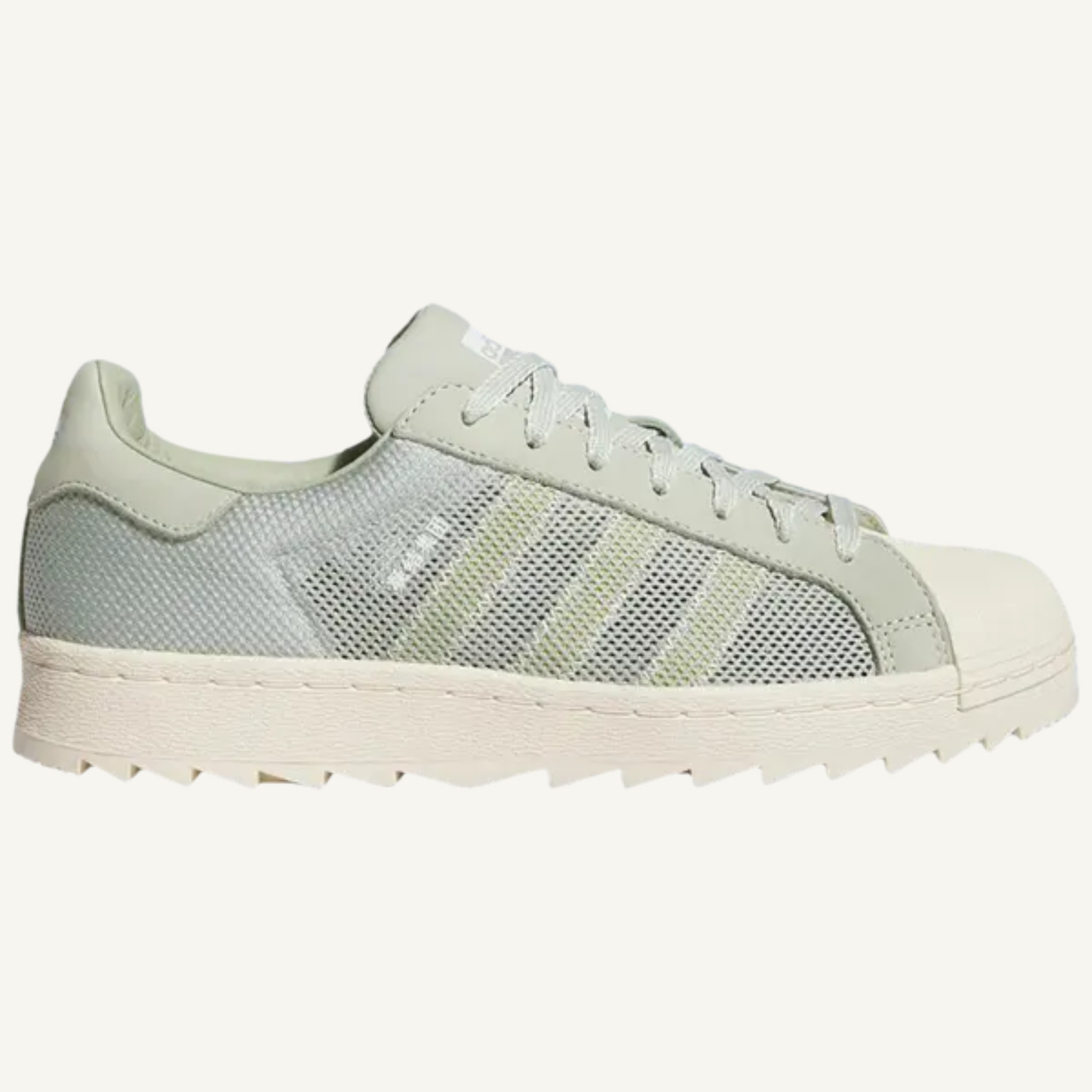 Adidas Men's Green CLOT x Superstar Breathe Sneakers (No Box)
