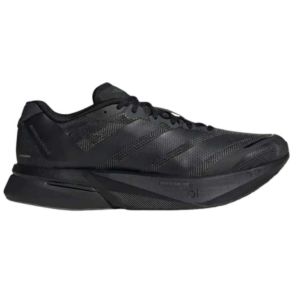 Adidas Men's Black Adizero Boston 13 Sneakers, JS4941