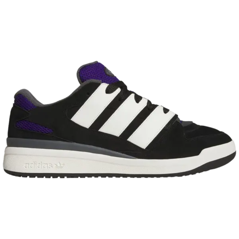 Adidas Originals Men's Black/Purple Forum2000 Sneakers, JI3278 (No Box)