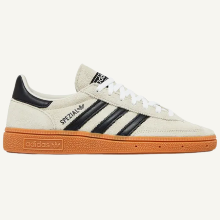 Adidas Women's Beige/Black Handball Spezial Sneakers, IF6562