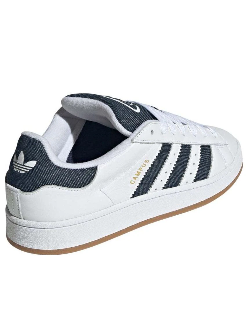 Adidas Originals Men's Campus 00's Sneakers, White Night Indigo Denim, JQ7439