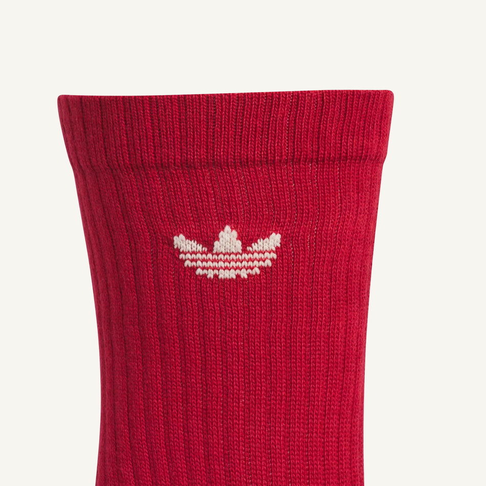 Adidas Originals Unisex Trefoil 3.0 3-Pac Crew Socks, KL3641