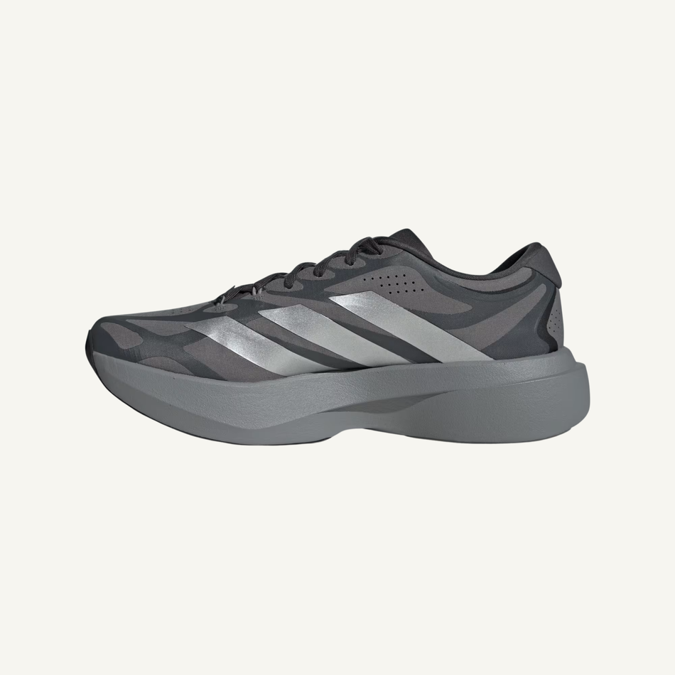 Adidas Men's Grey/Silver Adizero EVO SL EXO Sneakers, KJ0428