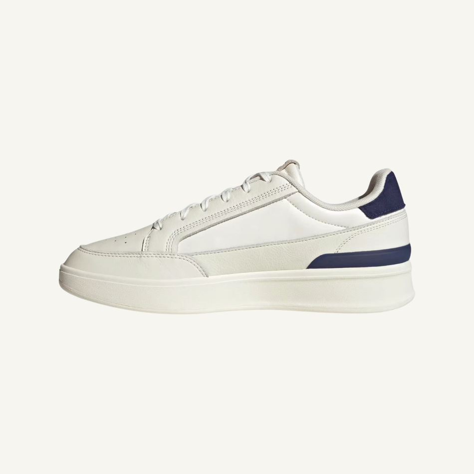 Adidas Men's Cream Aspyre 'Off White Dark Blue' Sneakers, JI2124 (No Box)