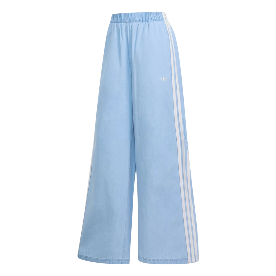 Adidas Originals Women's Blue Wide Leg Pants 'Light Denim', KY8111