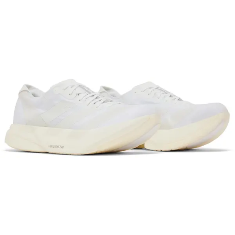 Zapatillas Adidas Adizero Adios Pro 4 blancas para hombre, JR6366 (sin caja)