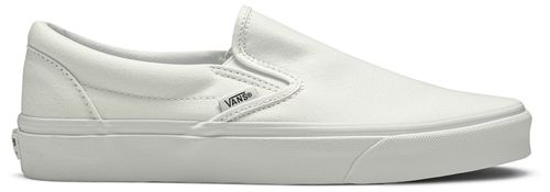 Vans Men's Classic Slip‑On Canvas Sneakers, Triple White, VN000EYEW00