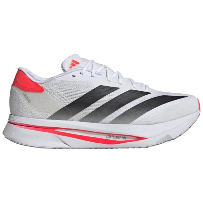 Adidas Men's White/Black/Red Adizero SL2 Sneakers, JI2987 (No Box)