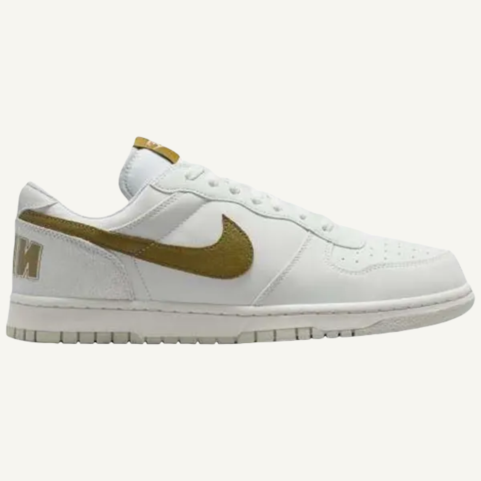Nike Men's White Big Low Sneakers, 854166 100