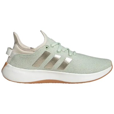 Adidas Women's Linen Green Cloudfoam Pure Sneakers, JI4875 (No Box)