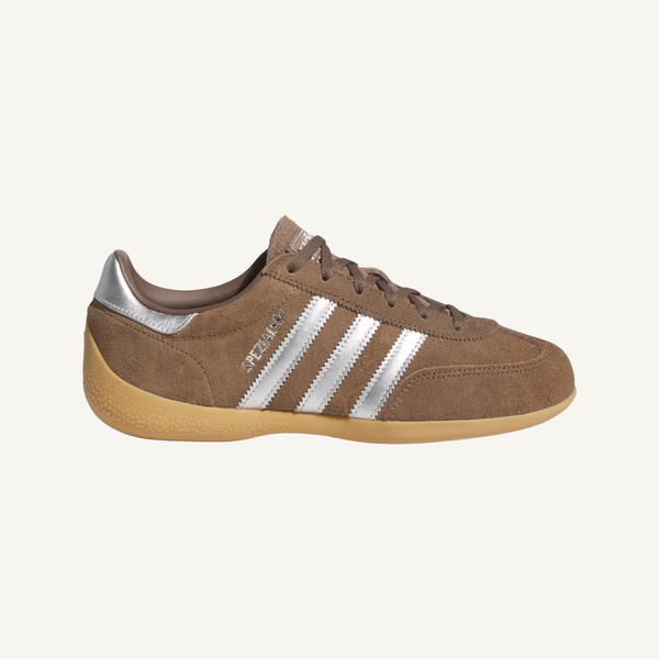Adidas Women's Brown/Silver Handball Spezial Lo Pro Sneakers, KI3519
