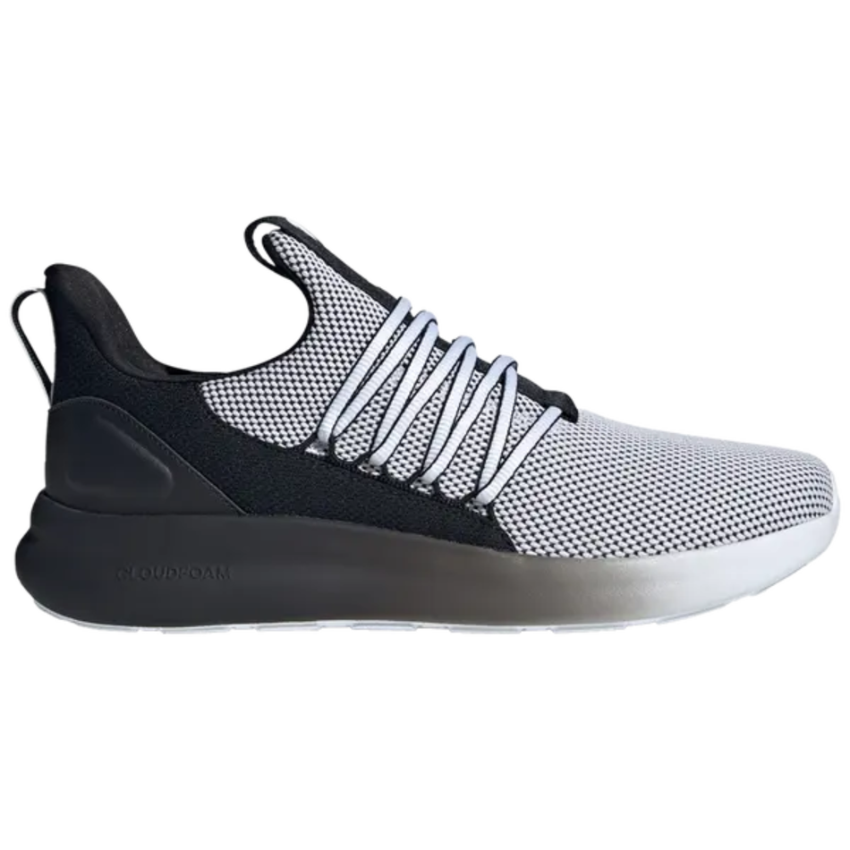Adidas Men's White/Black Lite Racer Adapt 7.0 Sneakers, IE6330 (No Box)