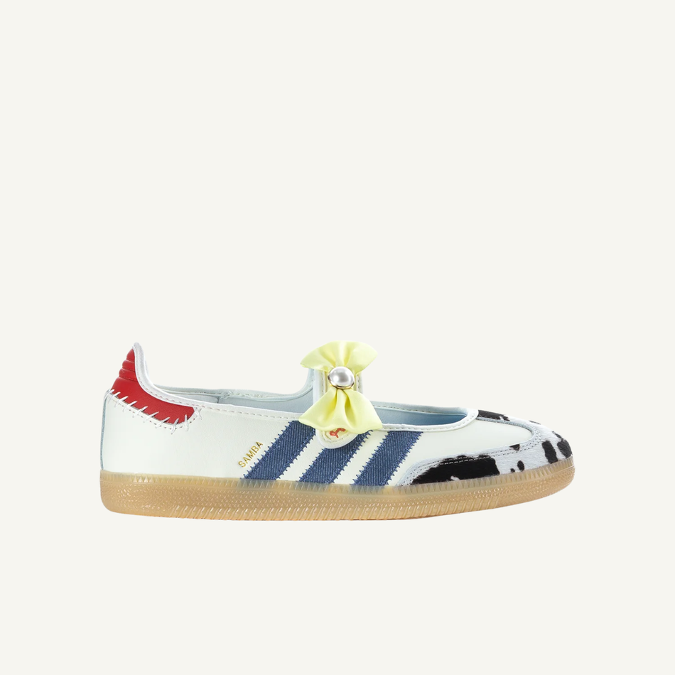 Adidas Originals Kids Cream Pixar Story Samba Jane Sneakers, LA1430