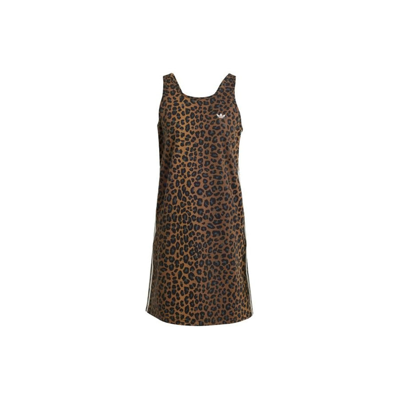 Adidas Originals  Women's Animal Print Leopard Dress, Leopard, KA2677
