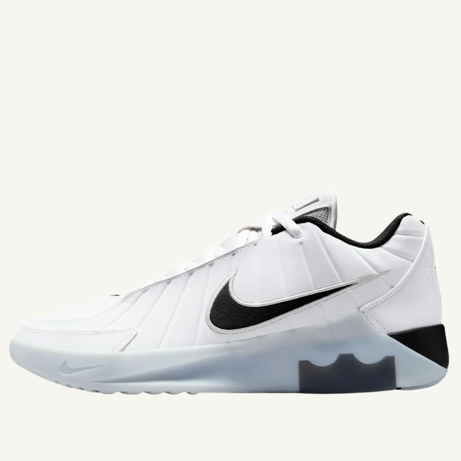 Nike Men's White/Black LeBron Witness 9 Sneakers, HQ8034 100 (No Lid)