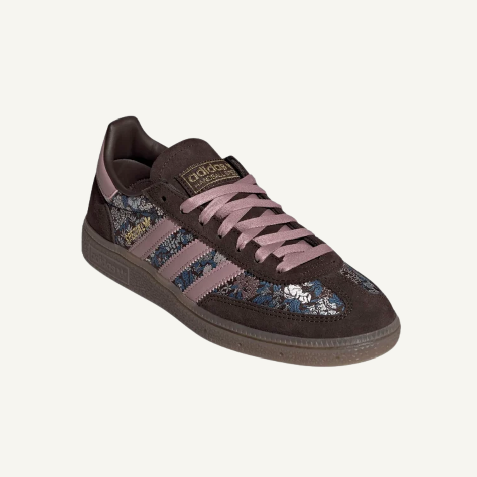Adidas Originals Women's Brown Handball Spezial x Liberty London Sneakers, KH9814