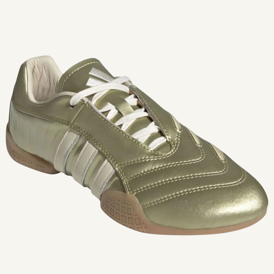 Adidas Originals Women's Gold Taekwondo Mei Elite Sneakers, JR1827
