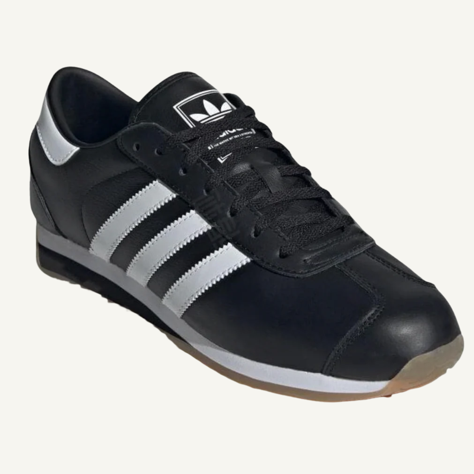 Adidas Originals Men's Black/White Country 2 Sneakers, ID6600 (No Box)