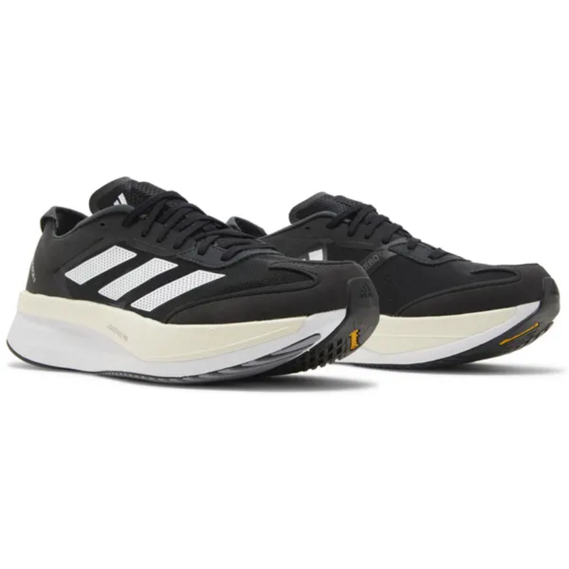 Zapatillas Adidas Adizero Boston 11 anchas para hombre, color negro y blanco, GV9630 (sin caja)