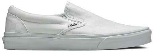 Vans Men's Classic Slip‑On Canvas Sneakers, White Checkerboard, VN000EYEX1L